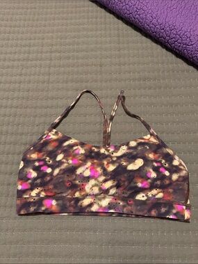 lululemon athletica Multicolor Speckled Strappy Sports Bra
